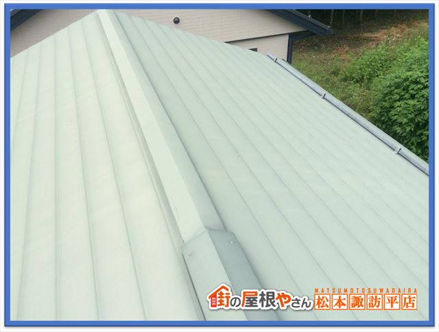 茅野市屋根外壁現調　屋根全景